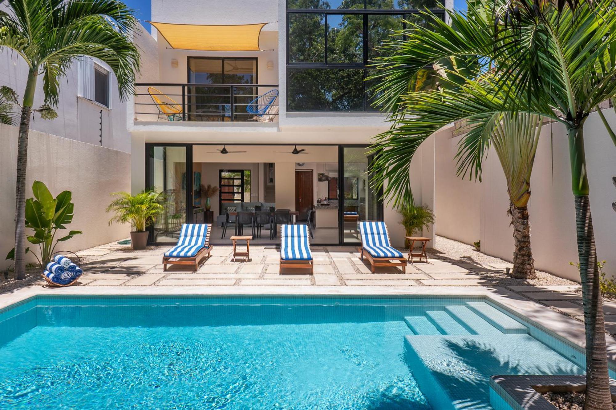 Wonderful Tropical Home 3Br, Garden, Private Pool. Тулум Экстерьер фото